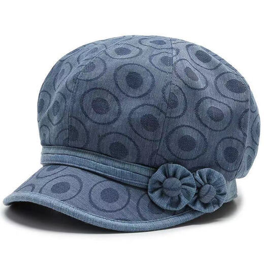 Miaowei Bear Summer Hat Wholesale 2022 Fashionable Texture Mom Hat Versatile Sun Shade Hat for Middle-aged and Elderly Wine Red One Size Adjustable