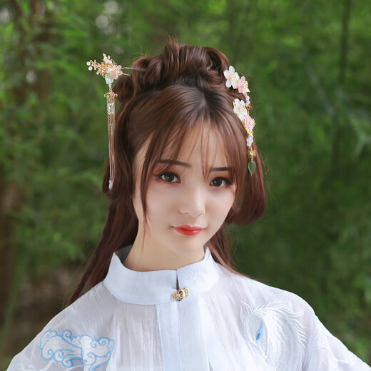Ancient costume hairpins, tassels, step-rocking girls, super fairy-like ancient style hairpins, Hanfu headwear, ancient hairpins, accessories, secret fragrance, one pack