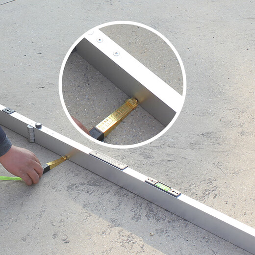 Huachang 2-meter multi-functional aluminum door and window ruler, diagonal ruler, level ruler, vertical detection ruler, verticality level inspection, 2-meter pointer, single ruler without outsourcing, not recommended