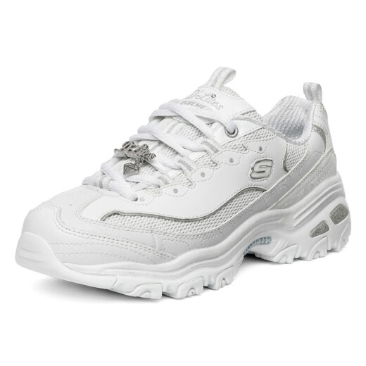 斯凯奇（SKECHERS）女子D LITES时尚绑带运动鞋 12241-WSL 35
