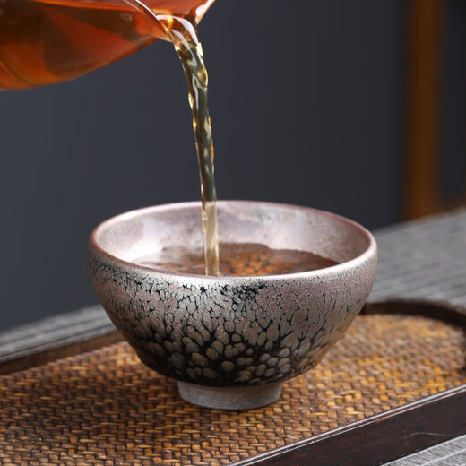 MULTIPOTENT built tea cup, tea cup, iron tire tea cup, master cup, original mineral glaze ceramic tea set, exquisite gift box