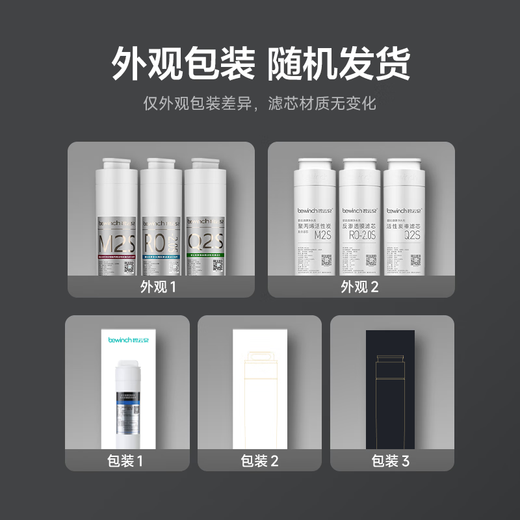 
Biyunquan official S series water purifier filter element S5/S7/S9 direct water dispenser filter element RT508/RT501/RT701 original brand direct S5-RT508:1 level filter element
