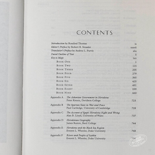 希罗多德：历史英文原版 TheLandmark Herodotus: The Histories
