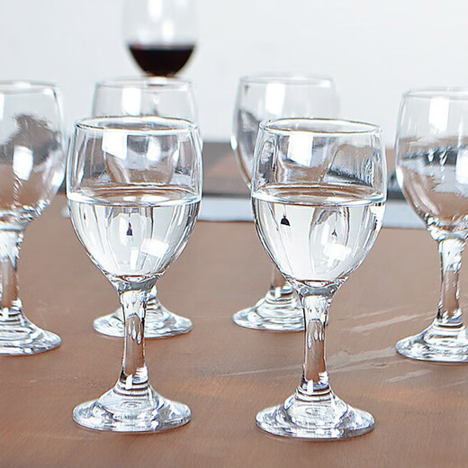 Huirong Tongda red wine glass set goblet glass household white wine glass wine six pieces (about 2 and a half)