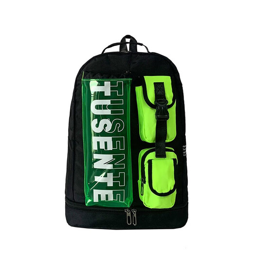 
French, German, French, German, sports training badminton backpack female large capacity high school college student computer school bag men backpack shengda8313 gray orange color