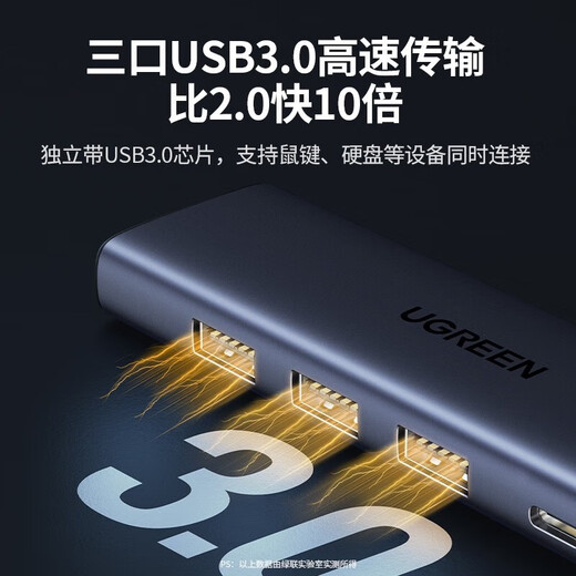 Зеленая сеть типа C Dock Dock USB-C Converter Thunderbolt 4 Dock Dock Dock Thunderbolt 3 дифтайдер HDMI-кабельный кабельный кабельный кабельный концентратор Universal MacBook ноутбук iPad планшет 10-в-1 [HDMI+VGA+сетевая карта+Audio] 15601