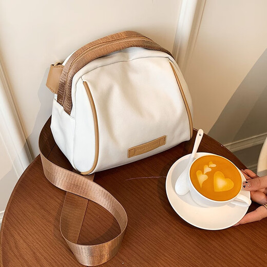 Sac en tissu en nylon décontracté cool Danny pour femmes Sac de créneau de niche sac de conception légère de grande capacité de grande capacité sac crossbody sac blanc