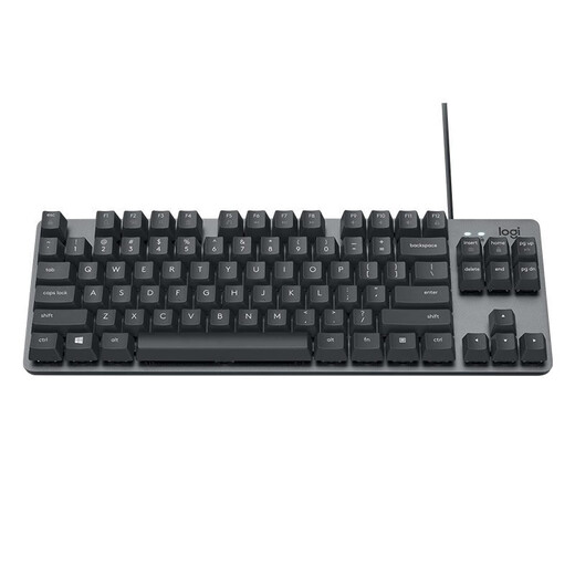 
Logitech K835 wired mechanical keyboard Gaming office business peripherals TTC axis 84 keys Black Blue axis