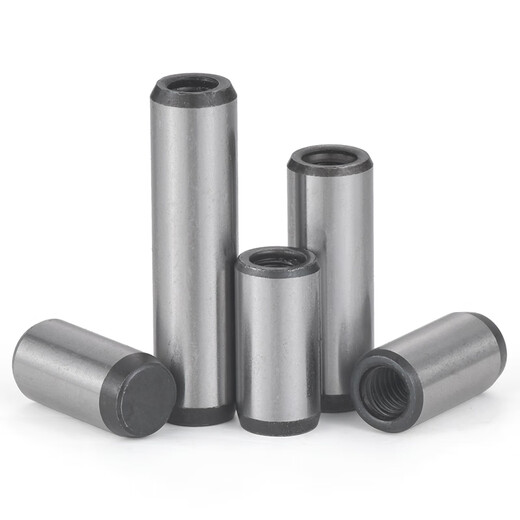 XMSJ430 hardened quenched internal thread cylindrical pin GB120 positioning pin tapping pin extraction pin 45 steel 25 140 internal teeth M161