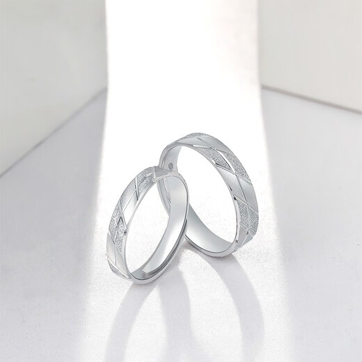 Saturday Fortune (ZLF) PT950 platinum ring for men and women, couple rings, live rings for a lifetime, single women's ring - 3.43g size 14