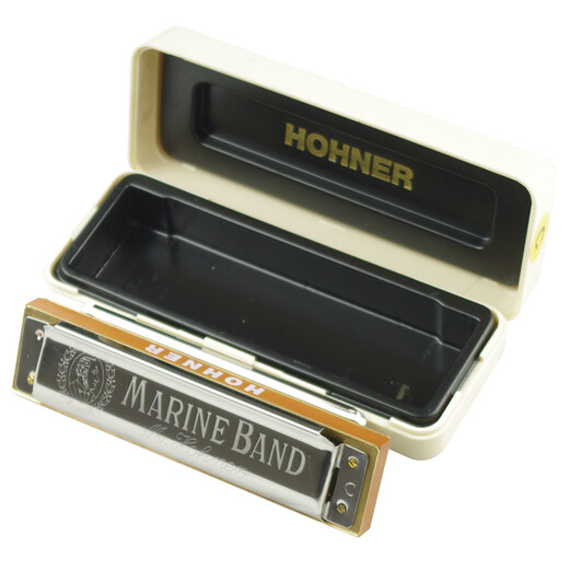 HOHNER德国进口和来十孔蓝调布鲁斯成人口琴Marine Band 1896 10孔#F调