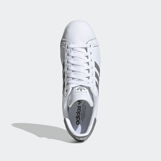 
Adidas Clover Casual Shoes for Men and Women Official Website COAST STAR Low Top Retro Sports Shoes EE6196 White Gray 36.5