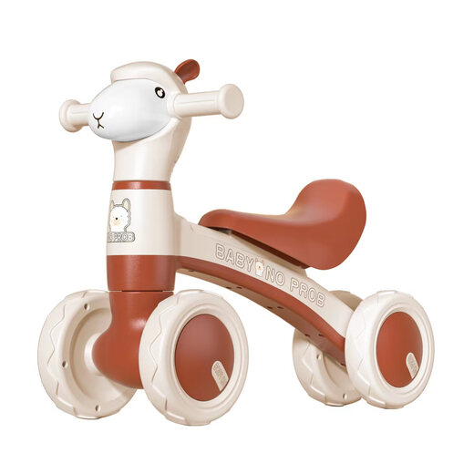 Sabel Children's Balance Car 1-3 años Scooter Scooter de cuatro ruedas Baby Scooter No Stepping Kid Parallel Baby Baby Fresh Green [Música de educación temprana + Iluminación] 1-3 años