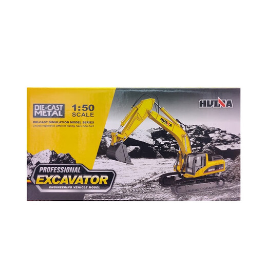 Modèle de véhicule d'ingénierie en alliage Excavatrice Hydraulic Toy Excavator Car Excavator Truck Truck Bulldozer 723 Machine de démolition en alliage