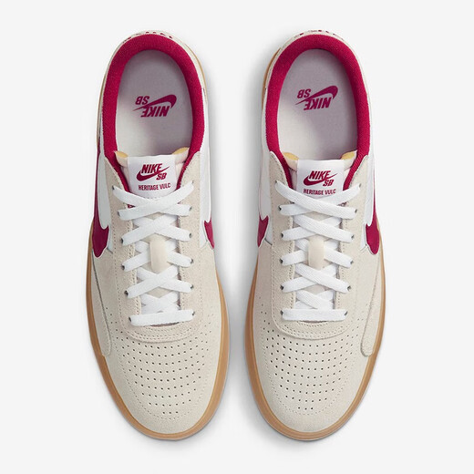 耐克（NIKE）休闲鞋男鞋夏季新款运动鞋SB Heritage Vulc复古板鞋CD5010-102 CD5010-100白红 42.5