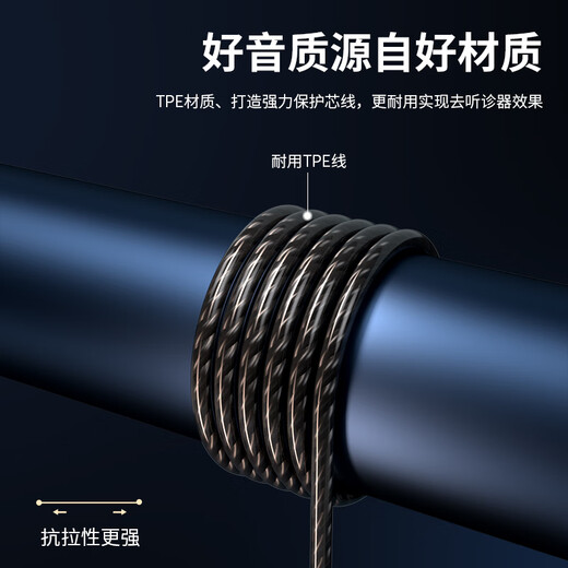 Naiyu wired headphones in-ear typc noise reduction mobile phone suitable for oppo Huawei vivo honor iPhone Apple headphones game Xiaomi Space Silver-Type-C flat mouth丨Two years after-sales service