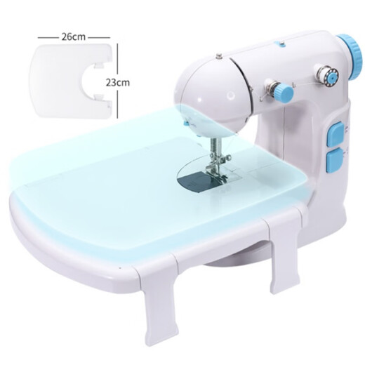 Tiger Leap Sewing Machine Household 308 Electric Upgraded Version Mini Multi-Function Automatic Threading Small Thick Micro Sewing Machine 308 Multi-Function Sewing Machine - Classic White