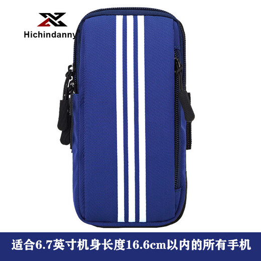 HICHIN DANNY running mobile phone arm bag sports mobile phone arm bag unisex mobile phone bag arm bag wrist bag fitness equipment purple