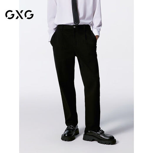 GXG men's textured jeans soft autumn 24 black 175/L