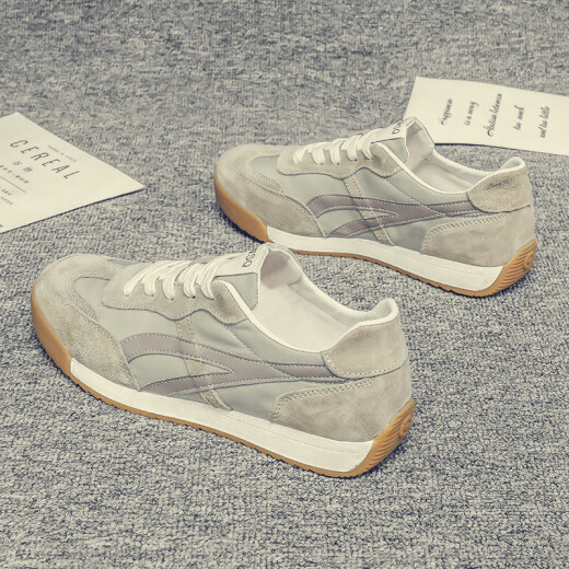Little Senma Fashion Brand Men's Shoes Summer 2025 New Breathable Men's Casual Shoes Spiritual Young Man Canvas Shoes Trendy Shoes Variety Sports Board Shoes Khaki Green 43 265mm