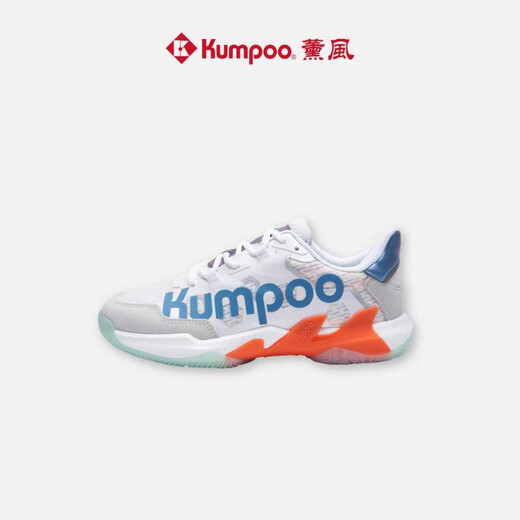 KUMPOO new badminton shoes G76 Yufeng men's and women's shoes KUMPOO professional high-end breathable non-slip competition sports shoes G76 white/grey/blue 42