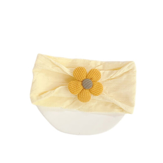 Midur recién nacido Baby Wide Hairband Baby Baby Girl Baby Door Tap Cabeza de bebé Circunferencia para mujeres Puerta estofada de primavera y otoño La base de tocado de un año Flor de rosa (cinco flor de pétalas. Campana de diadema) recomendado para bebés de 0-2 (alta elasticidad)