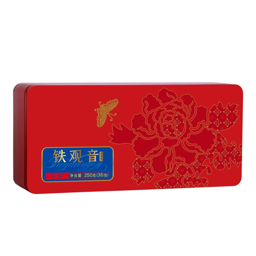 Richun Oolong Tea Tea Ghost Red Can Fujian Quanzhou Tieguanyin Fragancia Tipo de caja 250G Paquete