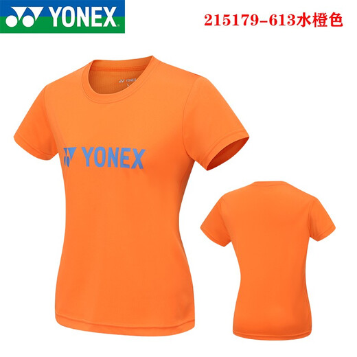 YONEX尤尼克斯羽毛球服短袖运动T恤速干衣服yy团购队服 115179 多色 品蓝女款215179-683 L