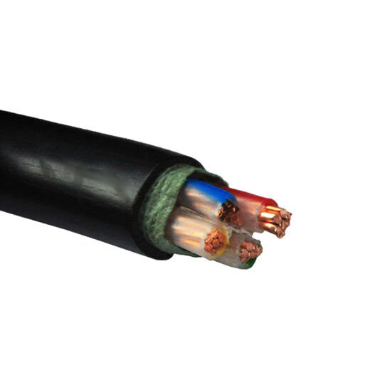QIFAN wire and cable YJV4*120 square national standard copper core cross-linked polyethylene insulated power cable hard wire black 10 meters [customized]