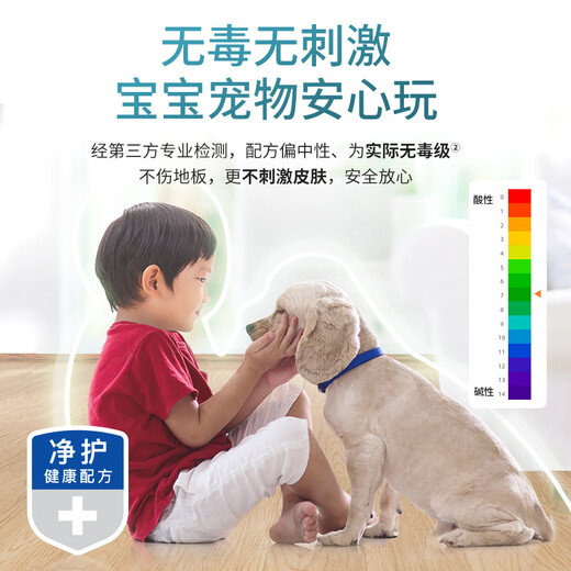 AX floor cleaner 2L eucalyptus fragrance for tiles and solid wood floors, new and old packaging shipped randomly