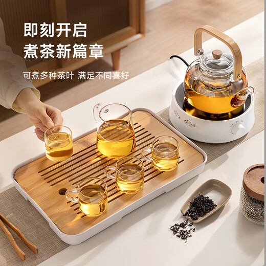 Niye electric ceramic stove tea maker teapot set tea stove around the stove to make tea 2025 new household heating tea making health care