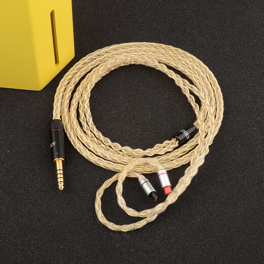AcroLINK sterling silver gold-plated line se846 Andromeda w80mmcx Xielantu n5005 balanced headphone upgrade line IM series 4.4 balanced straight head (for player exclusively)