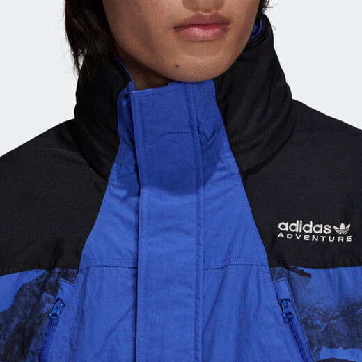 阿迪达斯（adidas） 三叶草羽绒服男装冬季新款鸭绒保暖舒适休闲运动服连帽外套 H13578 S