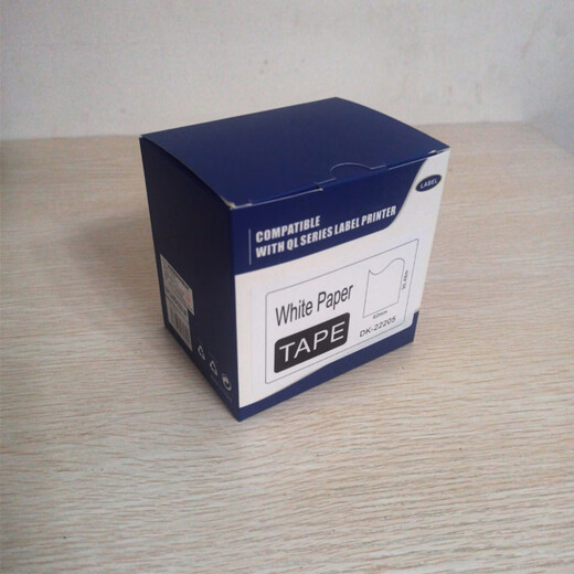 普贴热敏标签贴纸DK-22210适兄弟QL-700 1050 1060打印机DK22205色带 DK-22205白底黑字(62mm*30.48米)