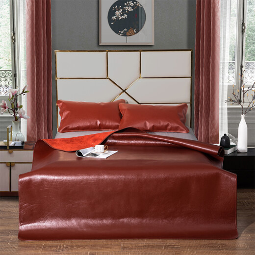 Cowhide mat, buffalo leather mat, genuine leather mat, thickened head layer 1.8m/1.5m bedside layer, cowhide mat 150x195cm