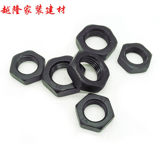 悦常盛GB6173 10.9级细牙薄螺母 扁螺母 M10M12M16M20M24M30*1.25x1.5x M12*1.25(5只)