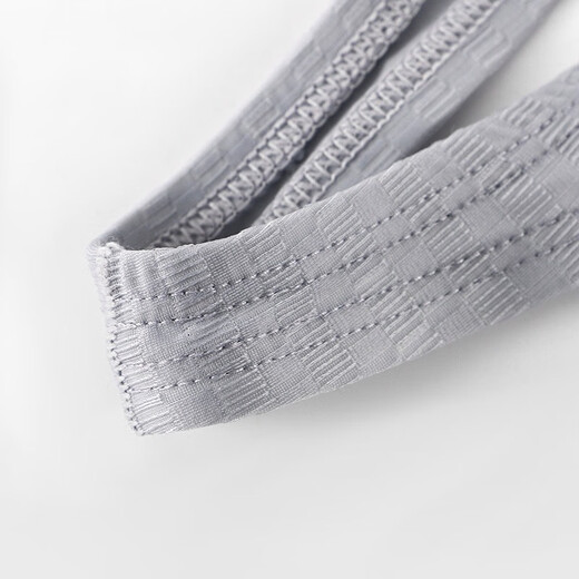 Youhao Men's T-Pants Sexy Fitness Running Low-Waist Seamless Cool Breathable Back Empty Pants Protruding Butt Bag Youth Light Blue 1 Pair M