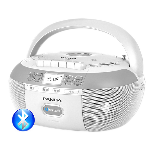 Panda (panda) CD107 Cad Player Recorder CD Player Reproductor de CD DVD Reproductor de Aprendizaje Inglés CD880 White [Bluetooth CD/DVD/Carácter]