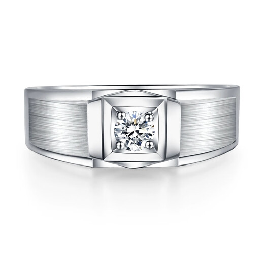 Feiyu Fat Donglai same style moissanite men's wedding ring platinum imported technical style moissanite diamond ring men's ring pt950 domineering men's ring +1 carat