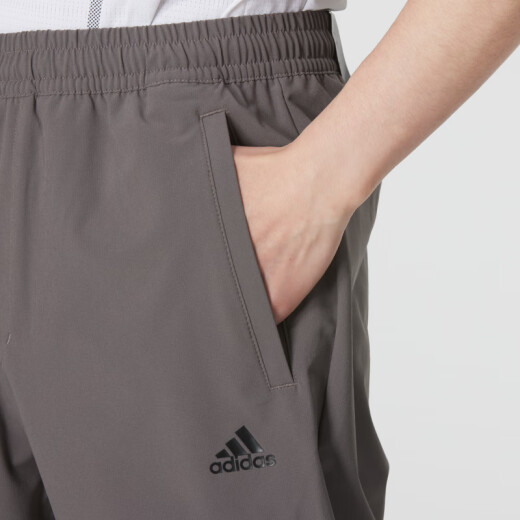 Adidas Herrenhosen, neue sommergewebte, schnell trocknende dünne, atmungsaktive Fitness-Trainings loser Casualhosen, Laufsporthosen, Reißverschlusspocket/Gerade schnell trocken/Hauptempfehlung [Rückkehr zu 5] L (180) empfohlen 155-175jin [Jin gleich 0,5 kg]