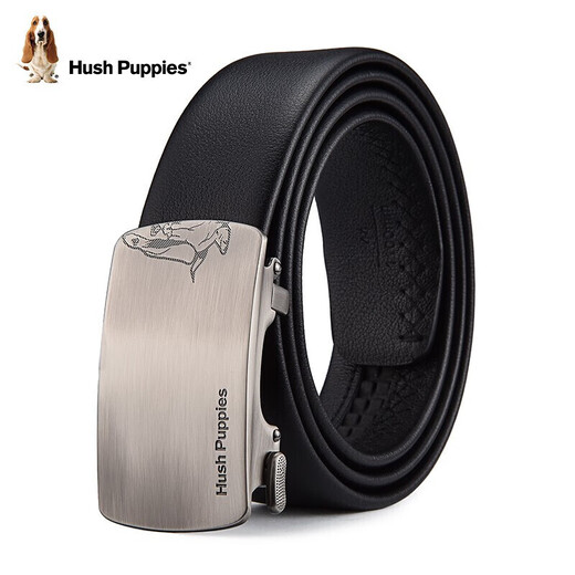 Hush Puppies belt men's automatic buckle high-end business light luxury casual banquet belt gift box birthday gift for boyfriend