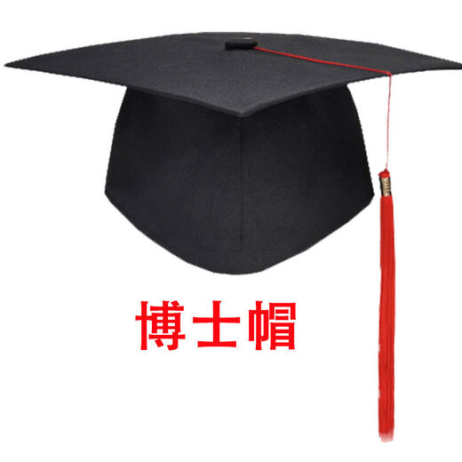 Lei Shixing customized graduation ceremony 18-year-old adult hat with printable LOGO hat, bachelor's hat, doctor's tutor and principal hat, doctor's hat