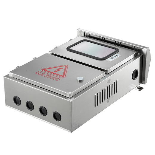 Boîte de distribution extérieure en acier inoxydable, boîte connectée au réseau photovoltaïque, boîte de compteur électrique triphasée à double porte extérieure, boîte de comptage, boîte de commande étanche, boîte à instruments, boîte de combinaison 304 personnalisation, portes supérieures et inférieures extérieures 550*400*160