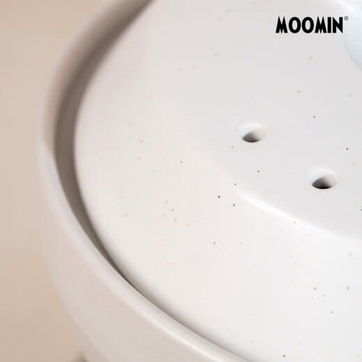 Moomin soup pot, retro medical stone particle ceramic stew casserole, large capacity, resistant to sudden cooling and sudden heating, for cooking soup and stew, dark sky blue 4.3L, resistant to sudden cooling and sudden heating, made in China