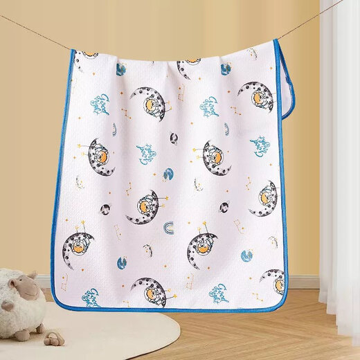 迪士尼（Disney）透气可洗隔尿垫婴儿童大号防水垫新生儿用品尿布垫姨妈月经垫 【彩虹小熊】A类纯棉+防水 70*100cm【一条】