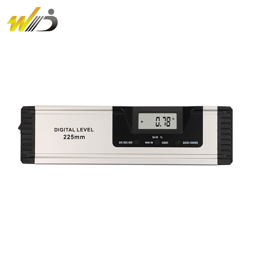 Weidu digital display level high-precision electronic level with magnet and bubble laser angle measuring instrument digital display level 225mm with magnet without laser