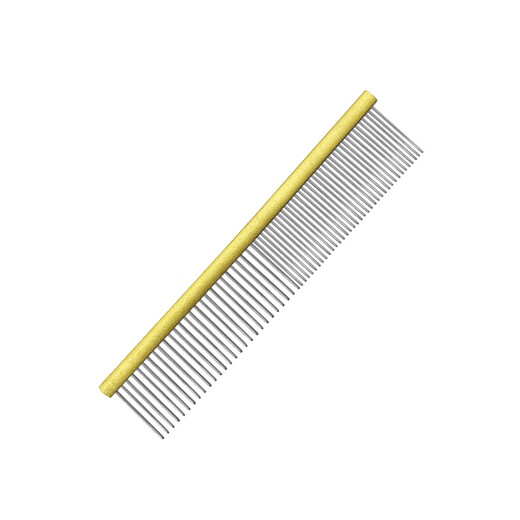 Chongyuan Chonry Chongyuan CY color pet beautician comb C20 pet dog and cat refined aluminum handle comb entry-level 19cm-light blue