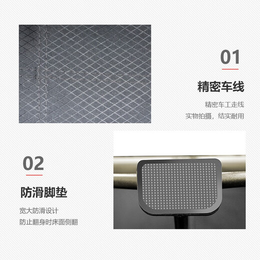 顺优折叠床单人午休折叠床办公室午睡神器午休床医院陪护床简易行军床 【单层轻便】灰色款1.78米 四折