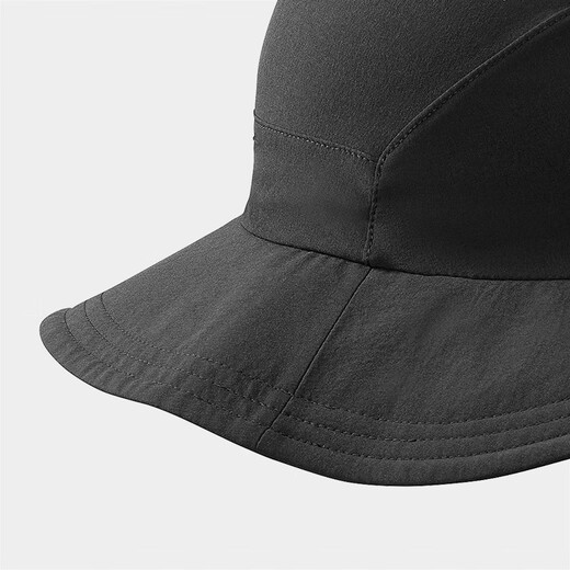萨洛蒙（Salomon）男女款 户外运动休闲日常透气舒适山系渔夫帽子 MOUNTAIN HAT 深黑色 C22376 均码