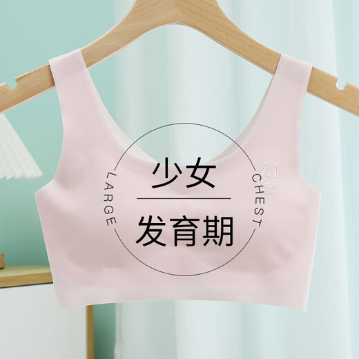 俞兆林2件装少女内衣无痕发育青春期女童小背心初高中小学生大儿童文胸